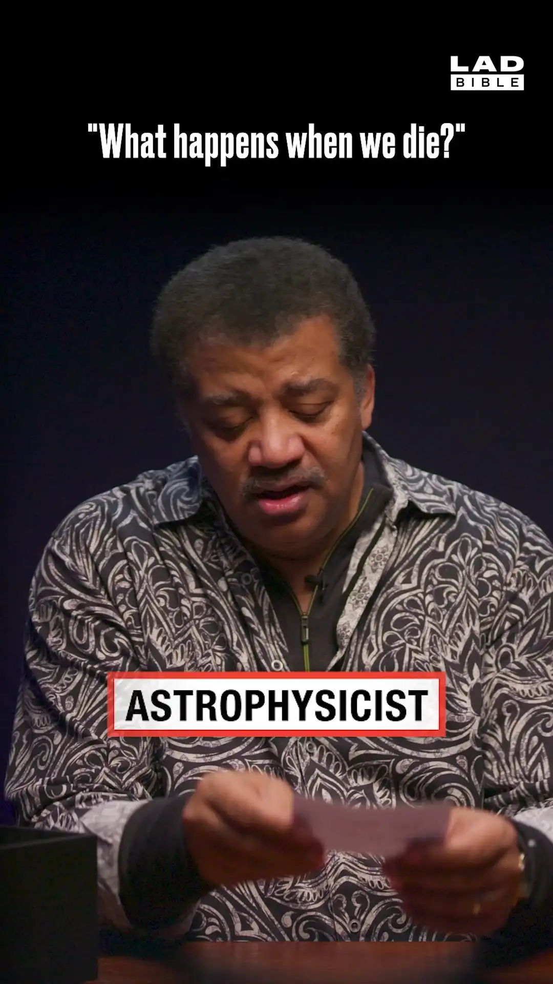 Neil deGrasse Tyson reveals what he thinks happen when you die