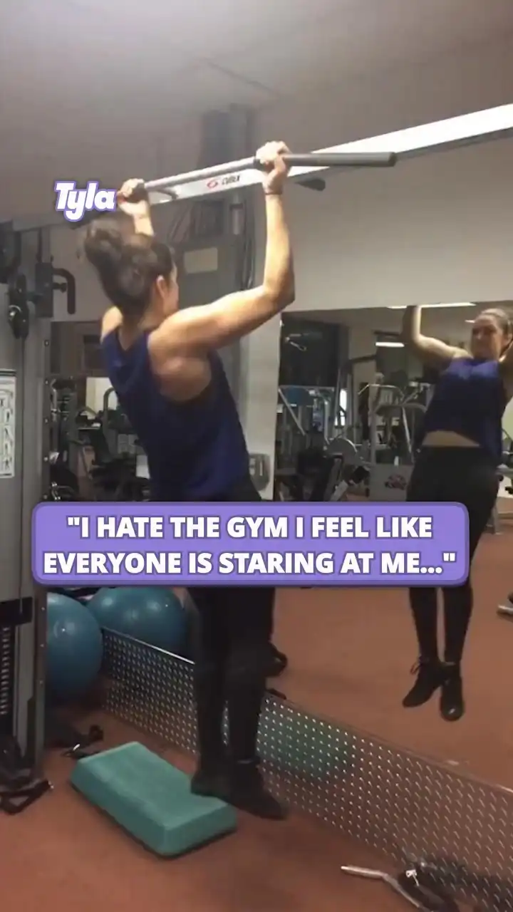 I feel like everyone is watching me at the gym 👀