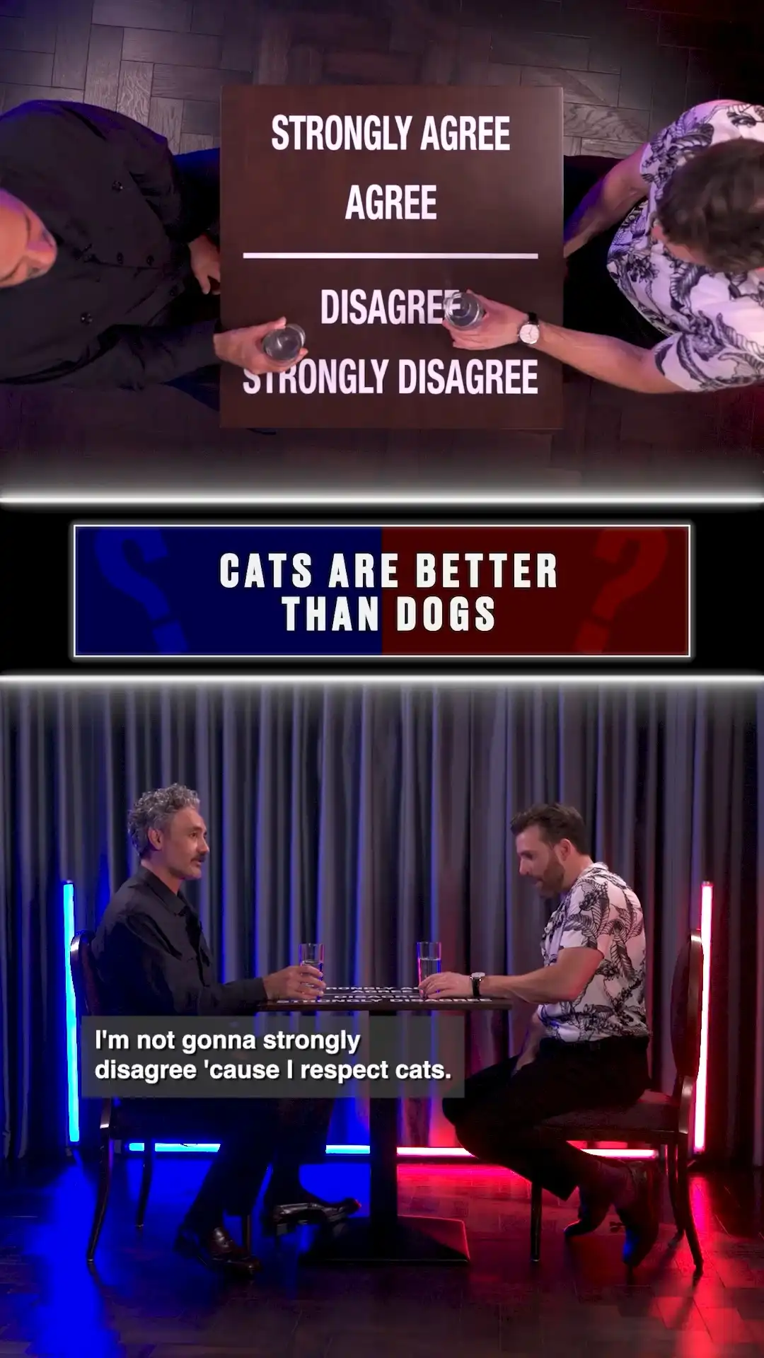 Chris Evans & Taika Waititi Argue Over The Internets Big Debates