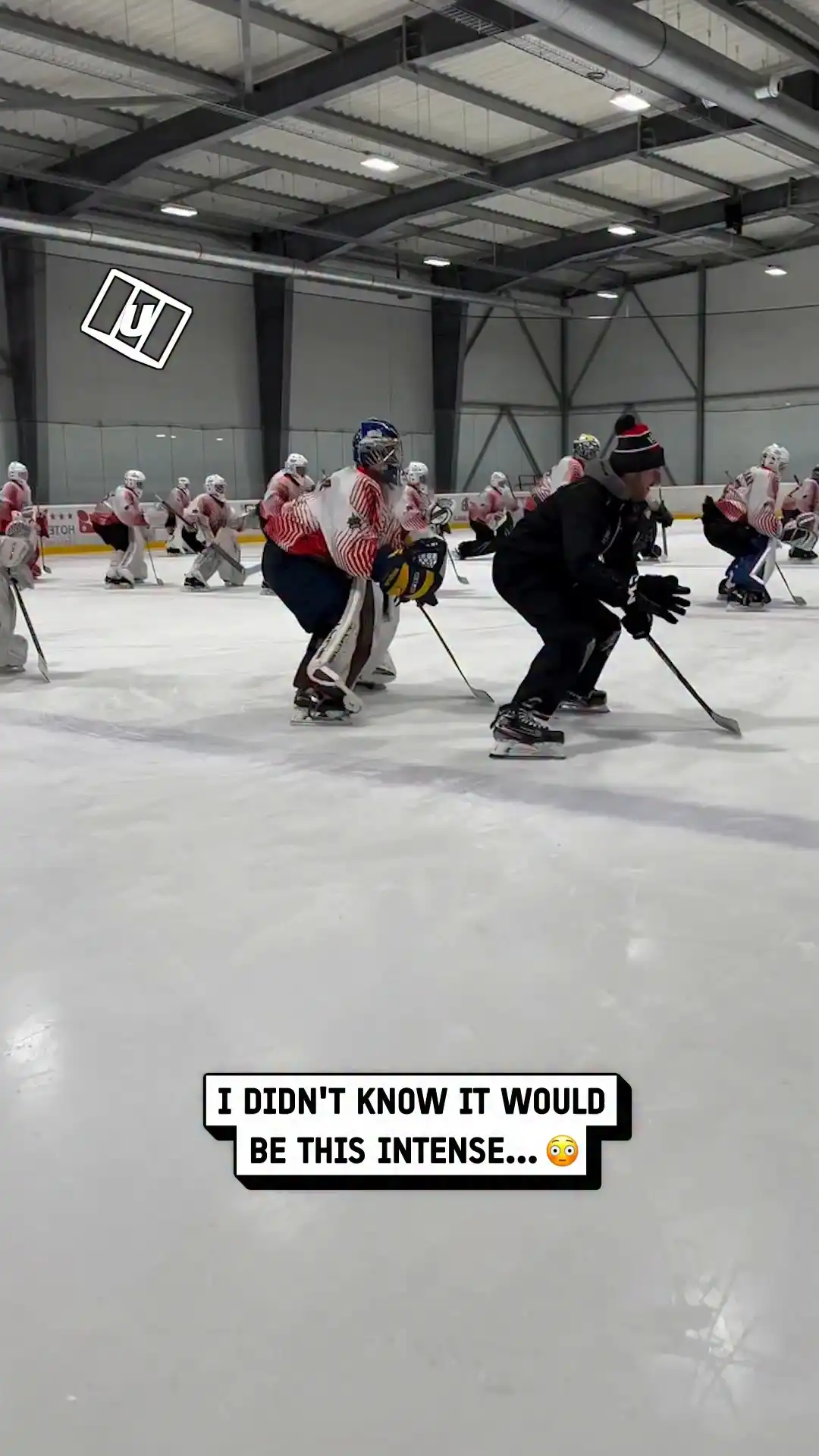 Crazy Hockey Goalie Warmups 😲🏒