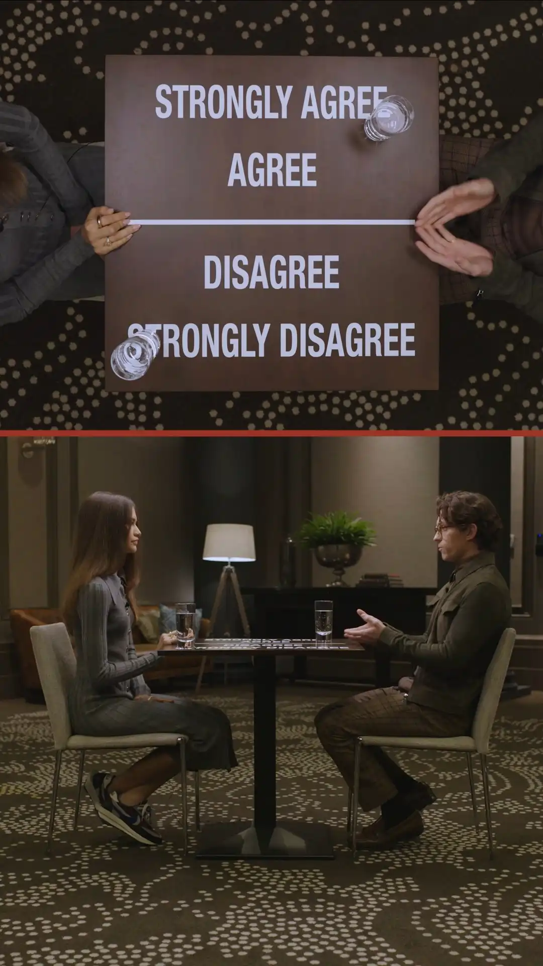 Tom Holland & Zendaya debate pineapple on pizza