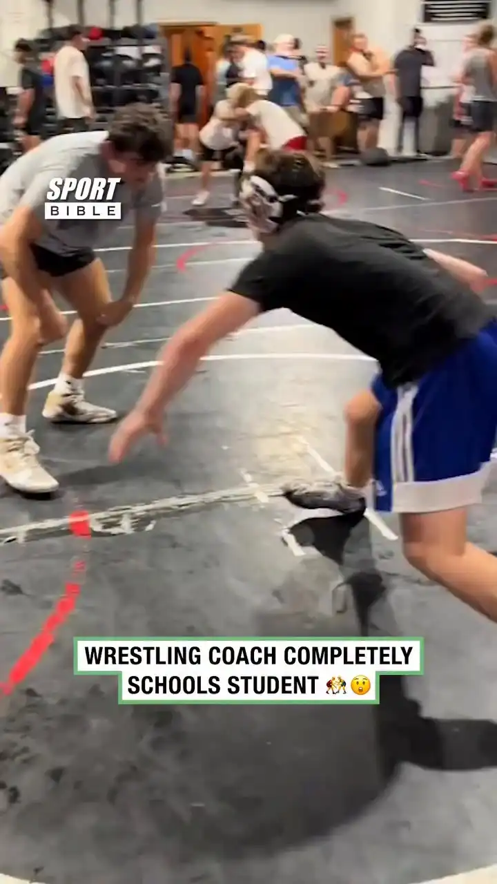 Wrestling Coach Schools Student With Unreal Reversal
