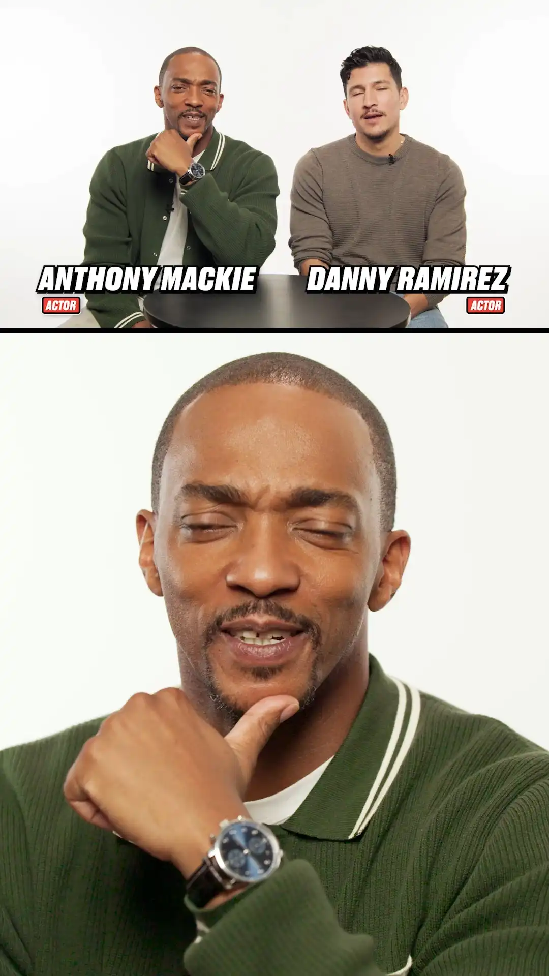 Anthony Mackie & Danny Ramirez Try British & American Food