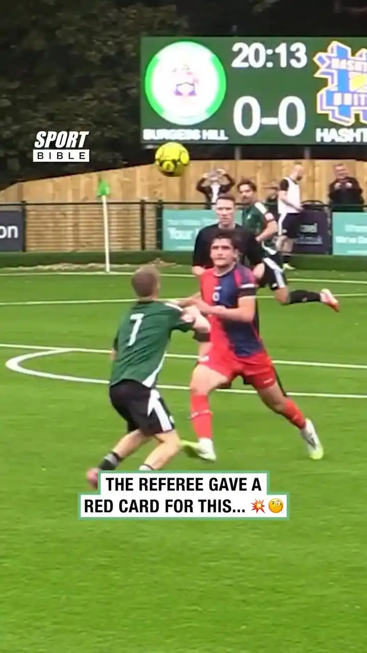 The Ref Gave A Red Card For This...
