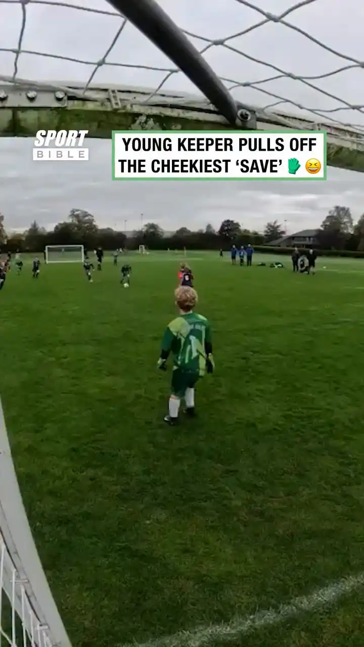 Keeper Pulls Off Cheeky 'Save'