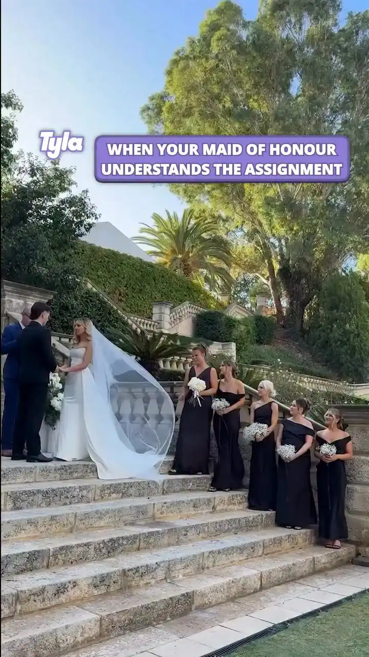 And that is why she is maid of honour 🥰