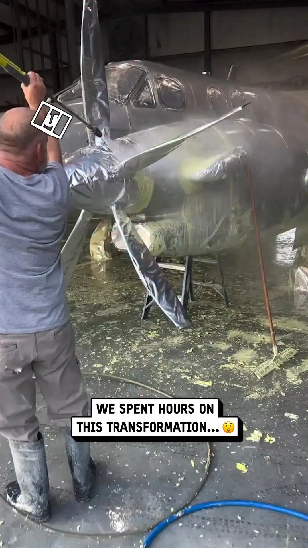 We did a full refurbishment on a plane 🤯✈️