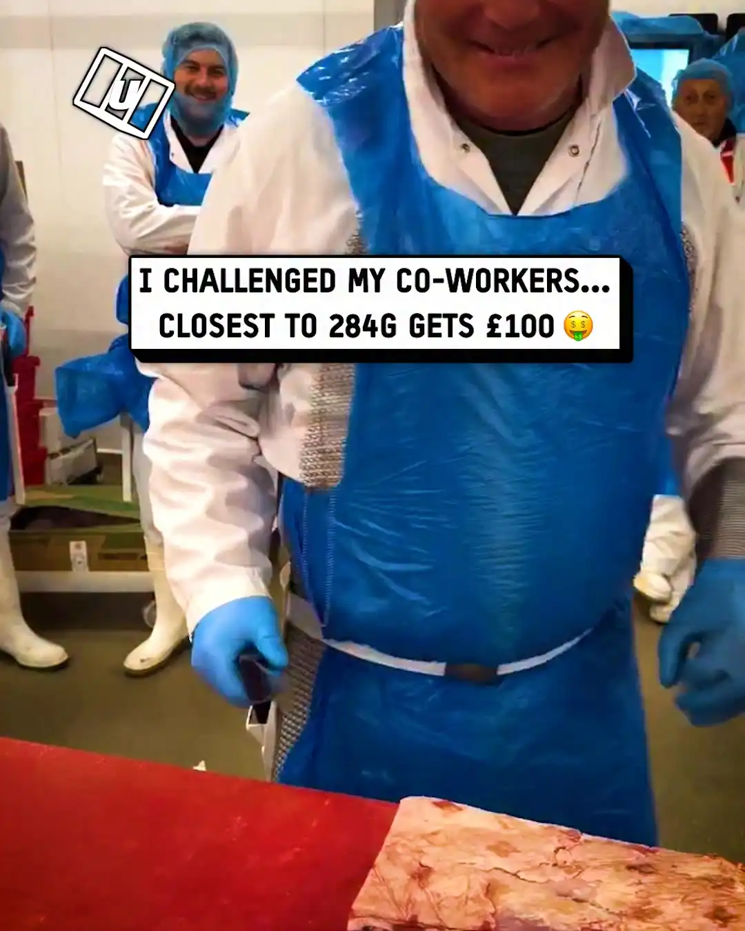I challenged my co-workers 🤑🥩