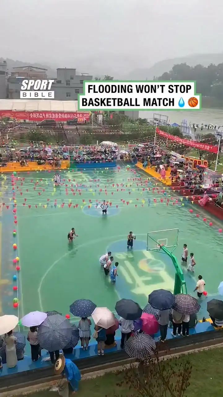 Basketball Game Goes Ahead Despite Flooding