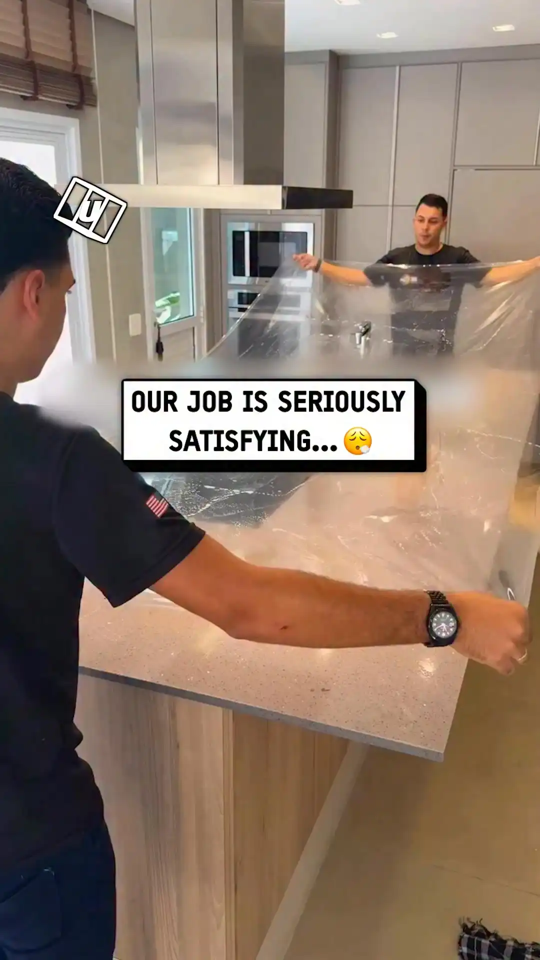 This table film installation is so smooth 😮‍💨
