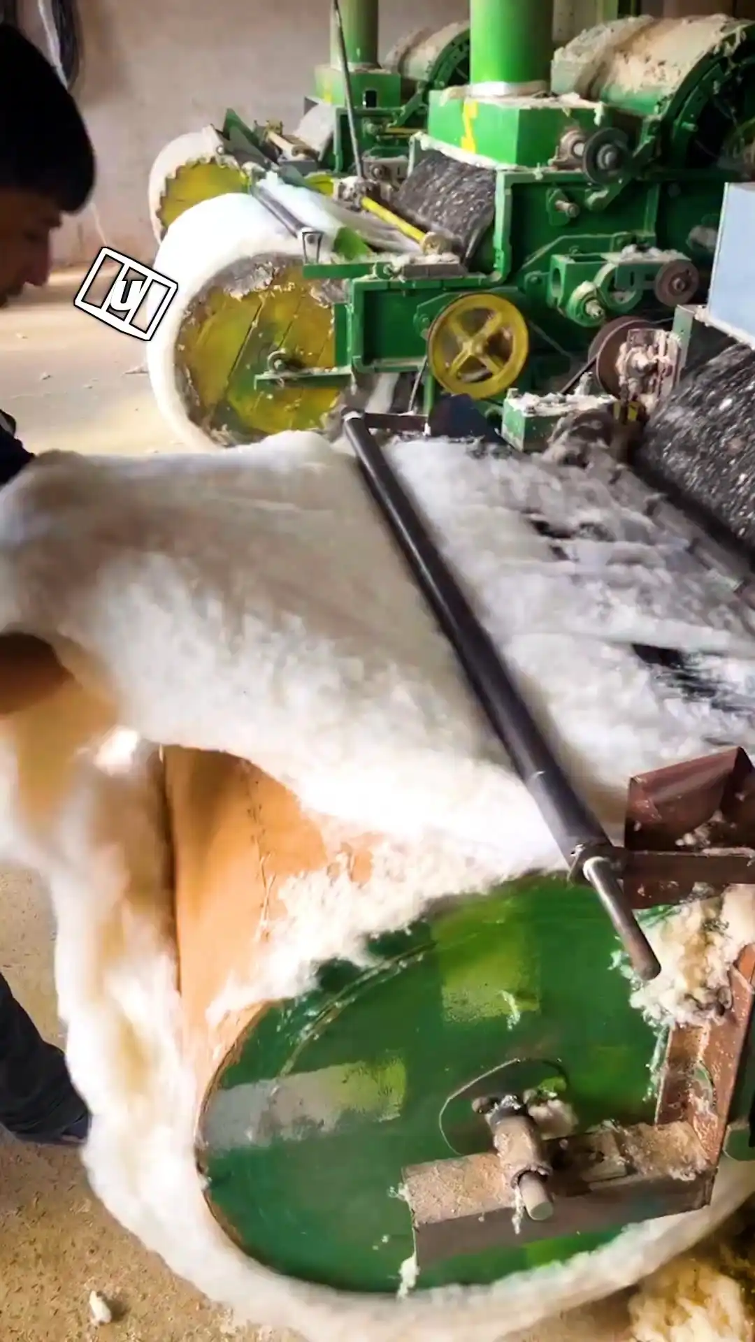 The cotton cleaning process 😲☁️