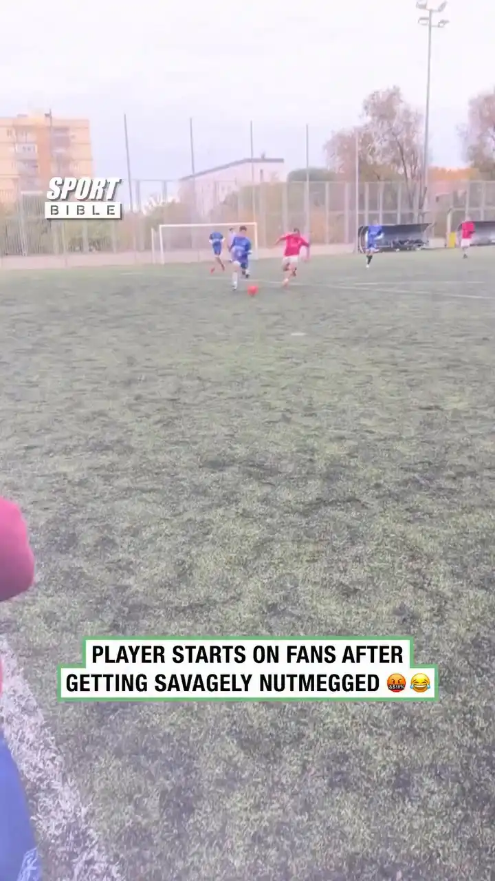 Player Starts On Fans After Getting Nutmegged