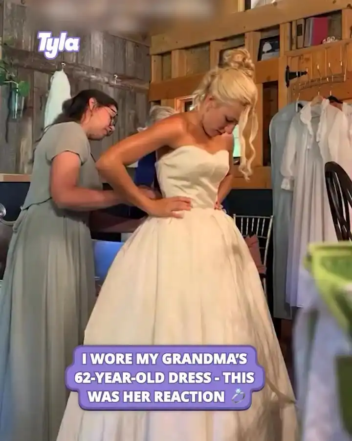 A perfect something borrowed for her big day 🥹