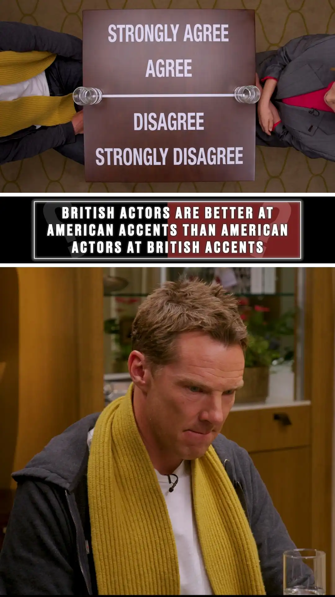 Benedict Cumberbatch & Elizabeth Olsen debate which nation is better at accents