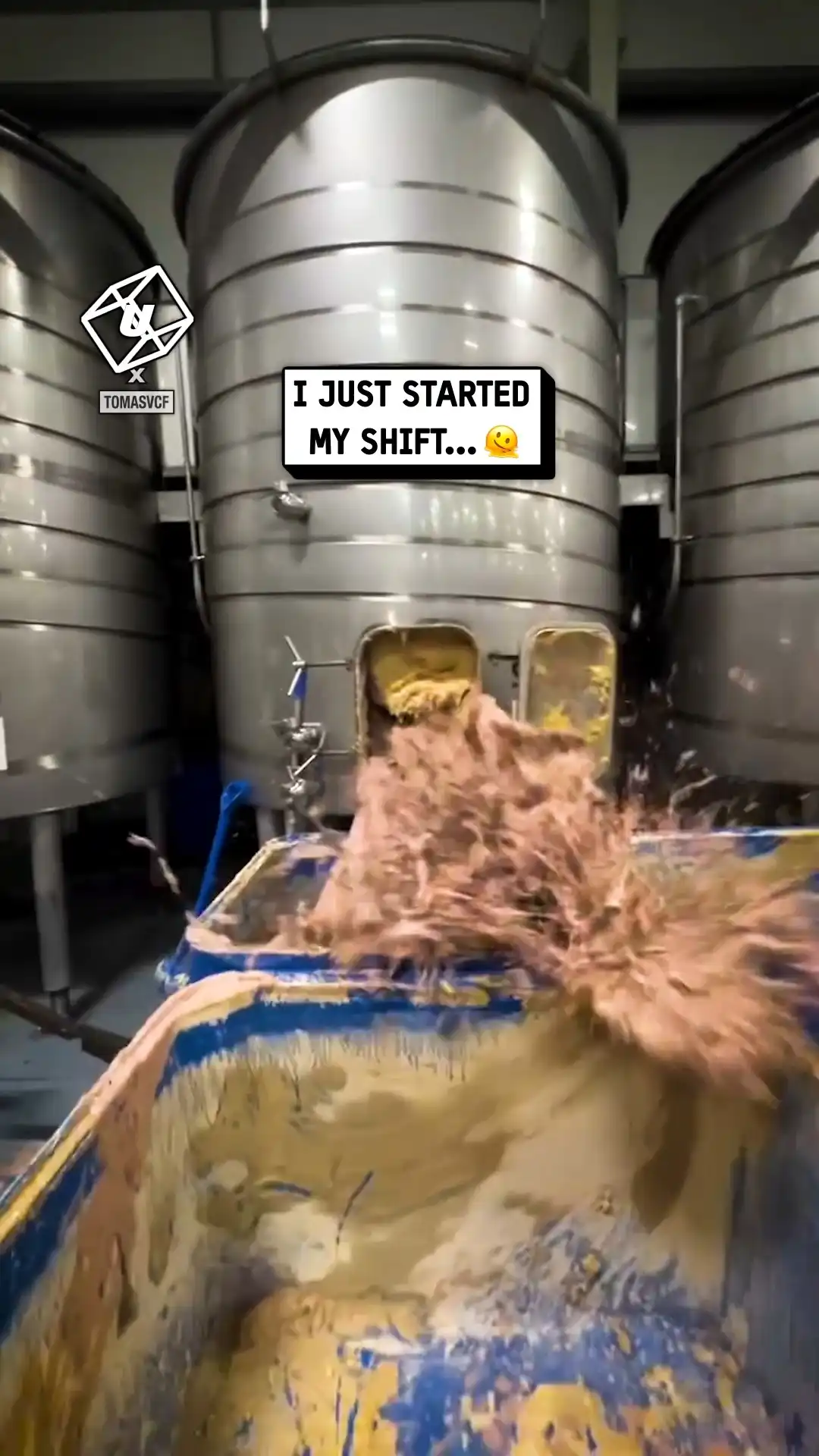 My shift had a messy start 😅🍷