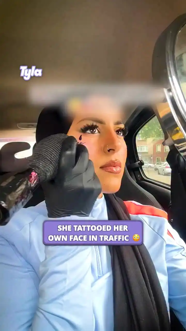 Sorry I was late, traffic was bad while I was getting a tattoo 😲