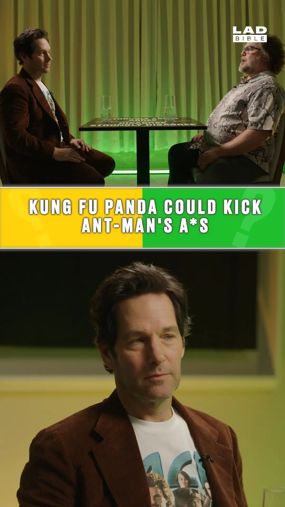 Jack Black & Paul Rudd on Ant-Man vs. Kung-Fu Panda