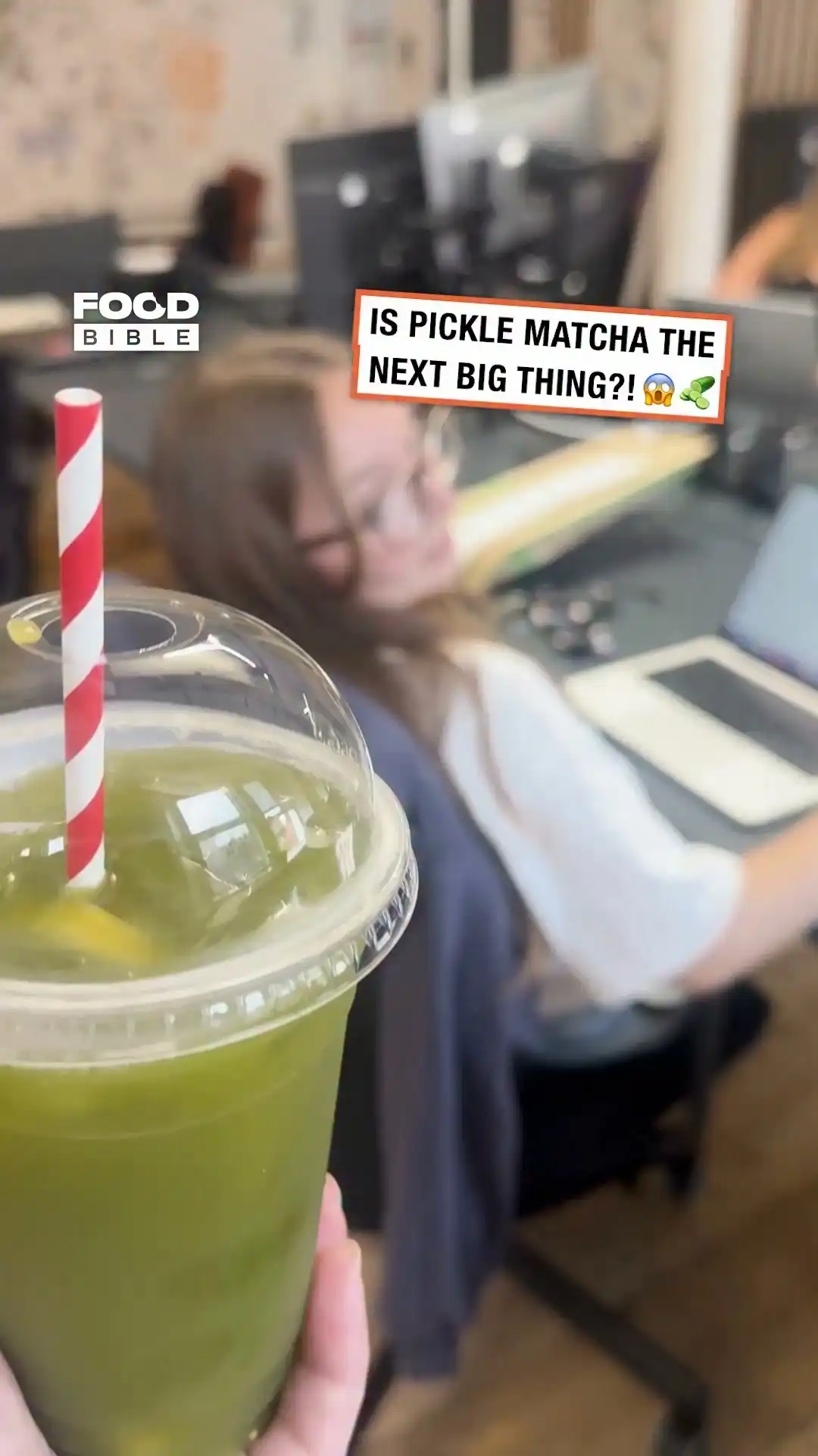 Iced Pickle Matcha