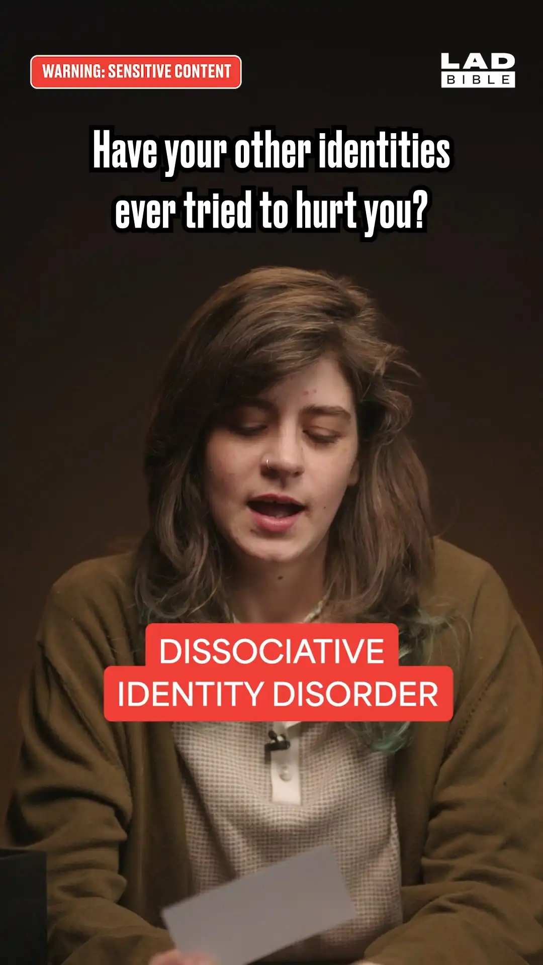 Dissociative identity disorder sufferer explains her condition