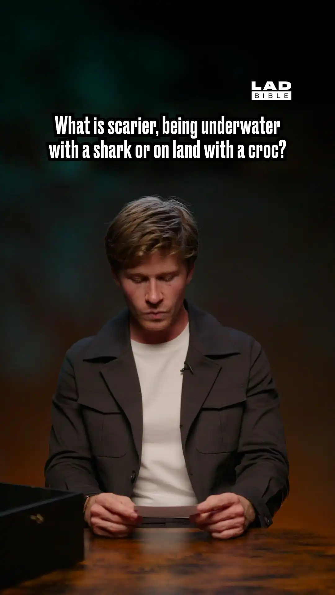 Robert Irwin on whether or not he's more scared of sharks or crocs