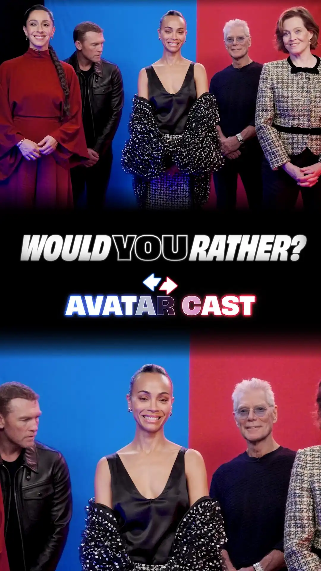 Zoe Saldana & The Avatar Cast Play Would You Rather?