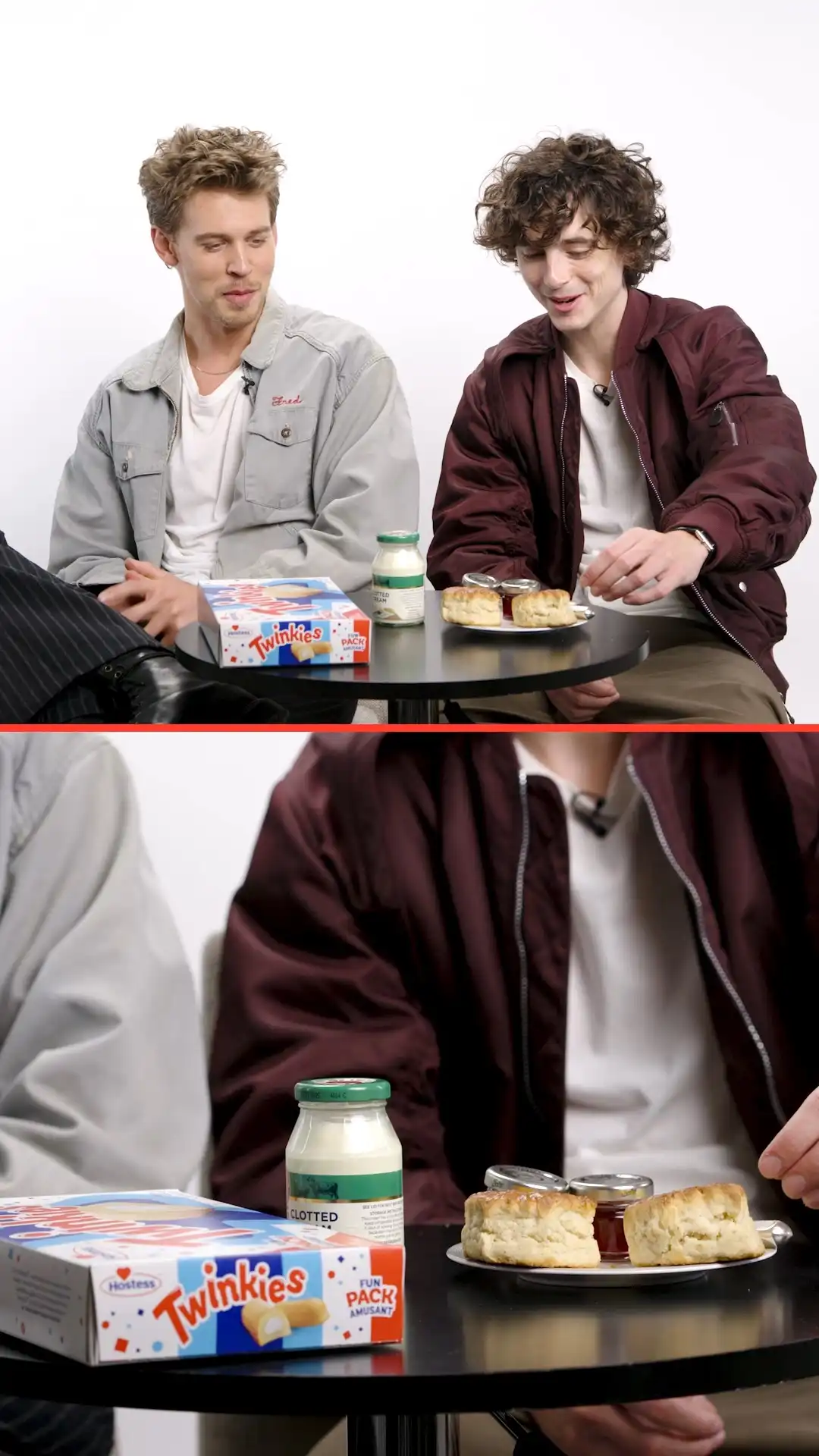 Timothée Chalamet and Austin Butler Rate British Food