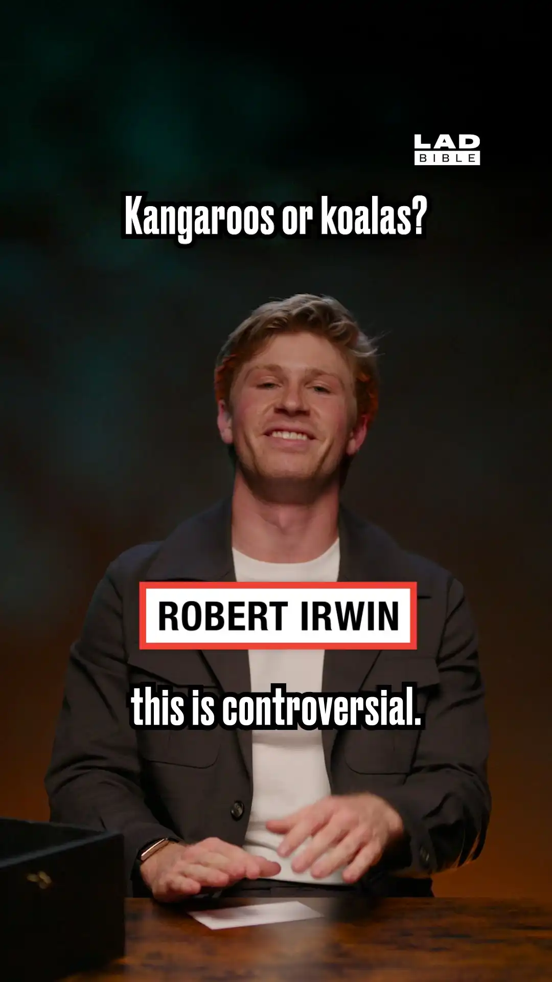 Robert Irwin on kangaroos vs koalas
