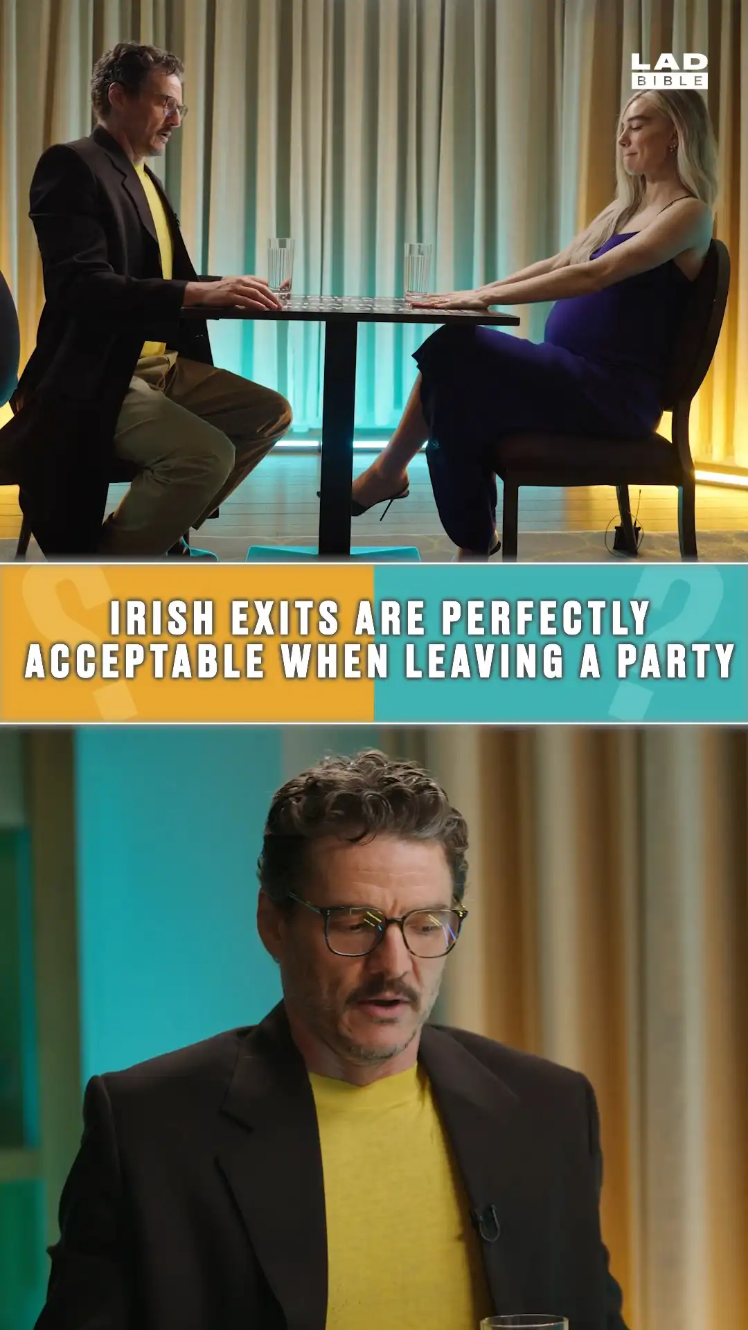 Pedro Pascal & Vanessa Kirby on Irish exits