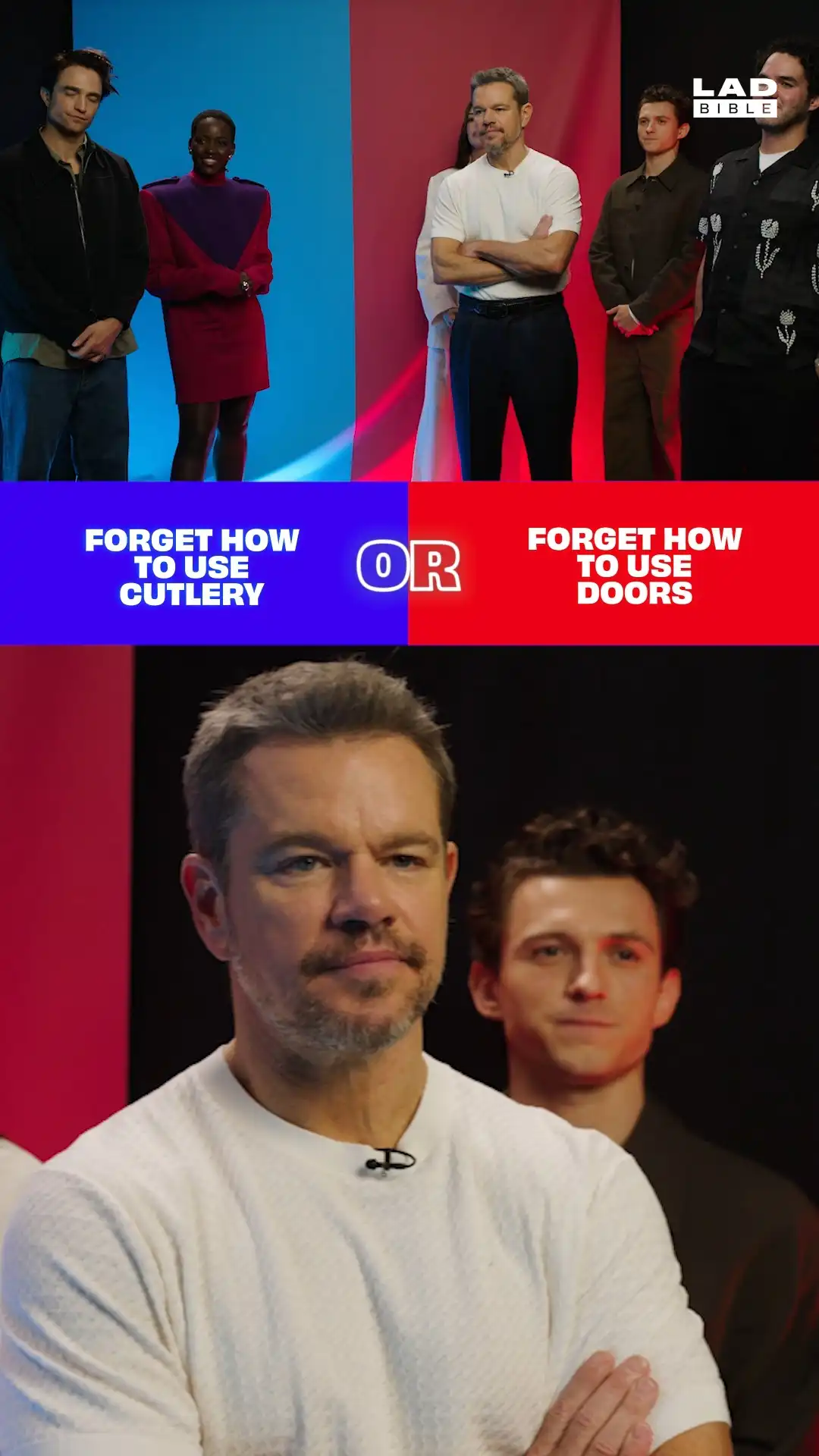 The Odyssey cast on forgetting how to use cutlery or doors