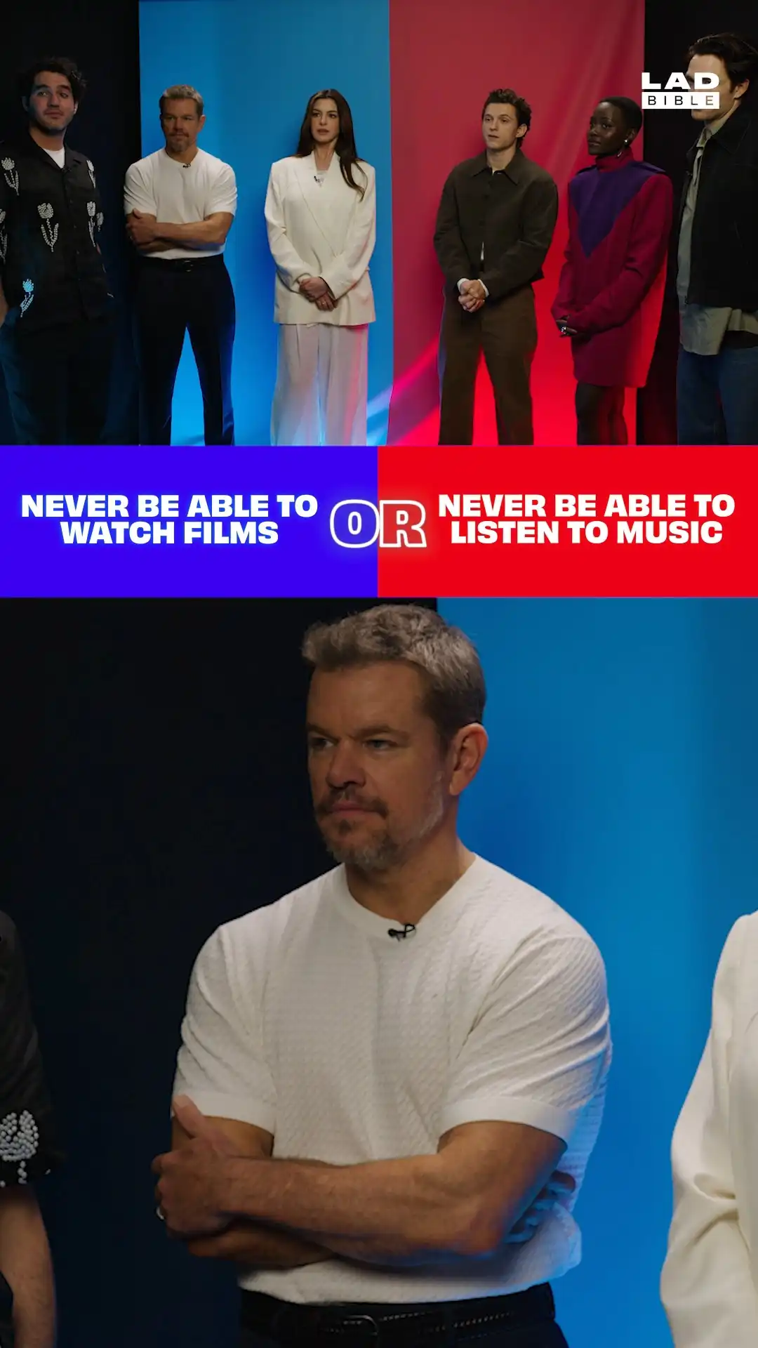 The Odyssey cast on films vs music