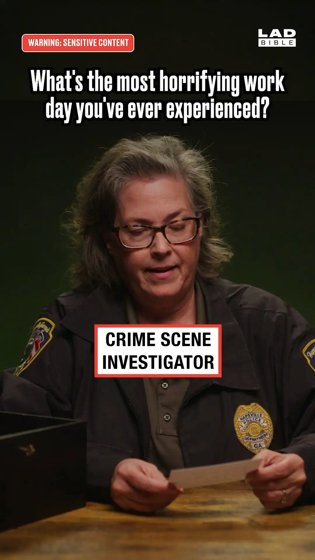 CSI on her worst day at work