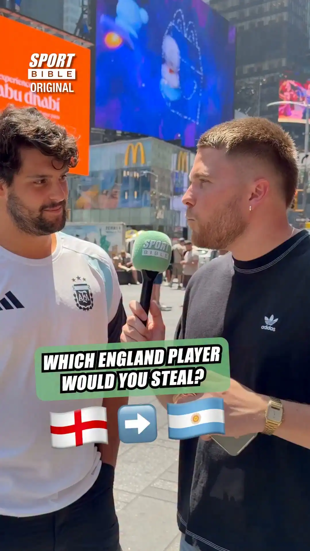 Argentina fans pick one England player to steal