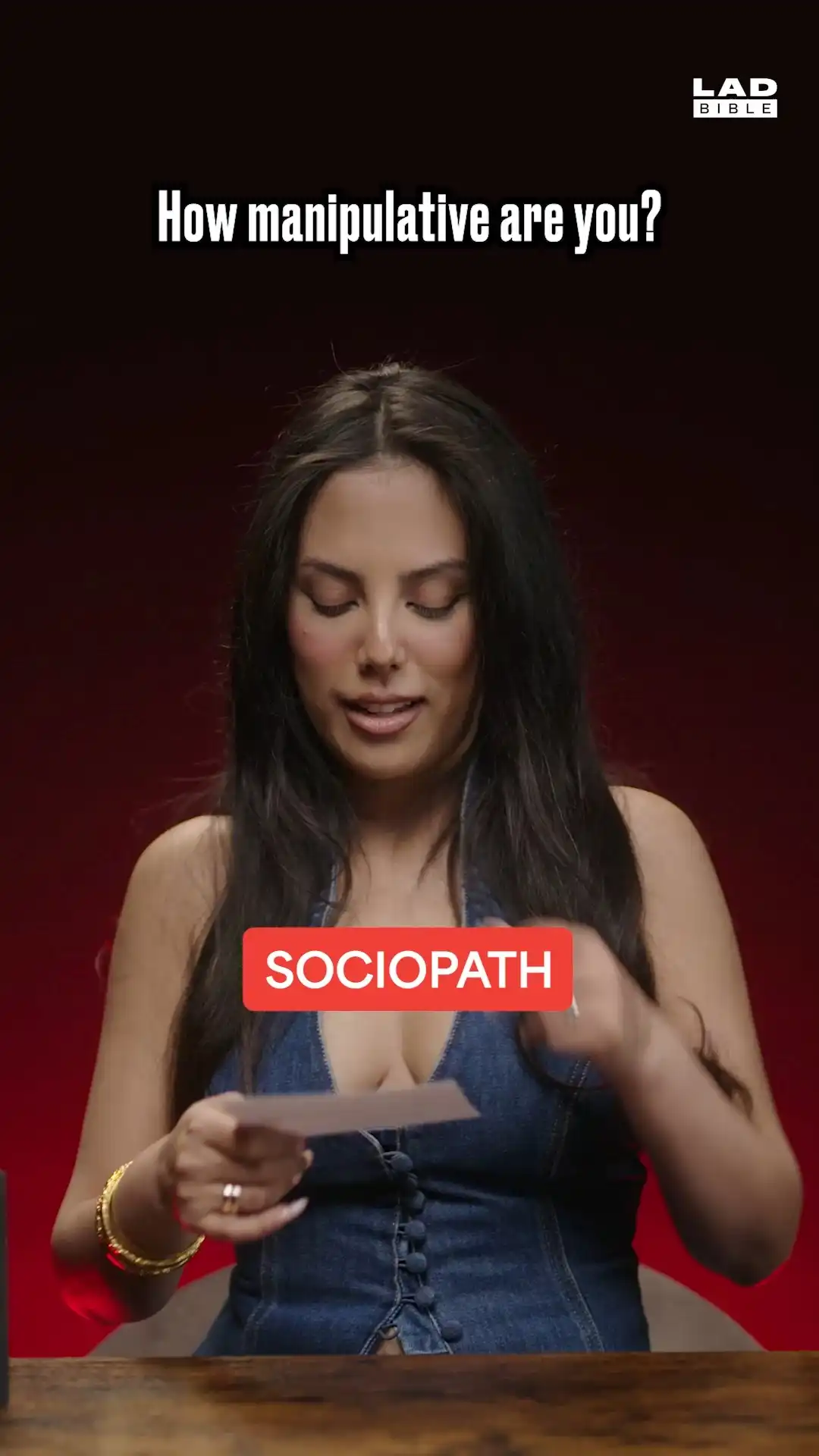 Sociopath on being manipulative