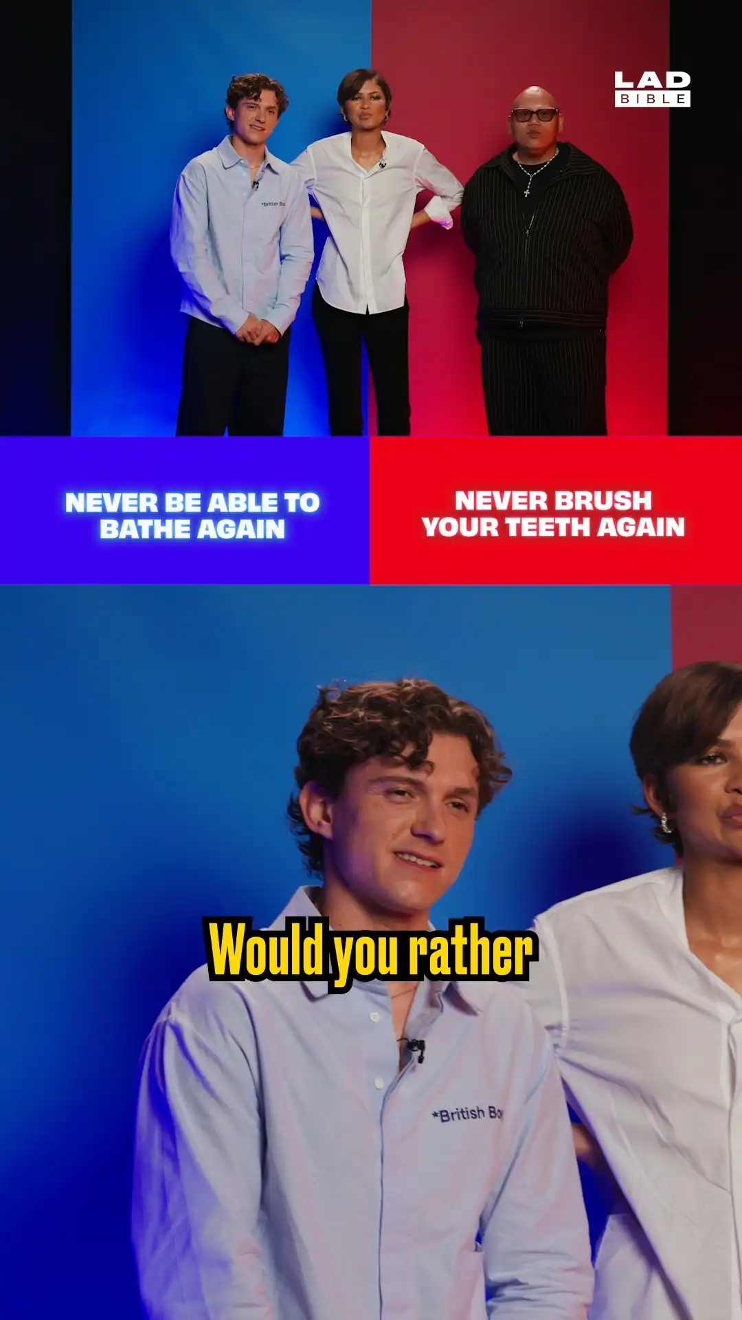 Spider-Man: Brand New Day cast on never brushing teeth vs never bathing