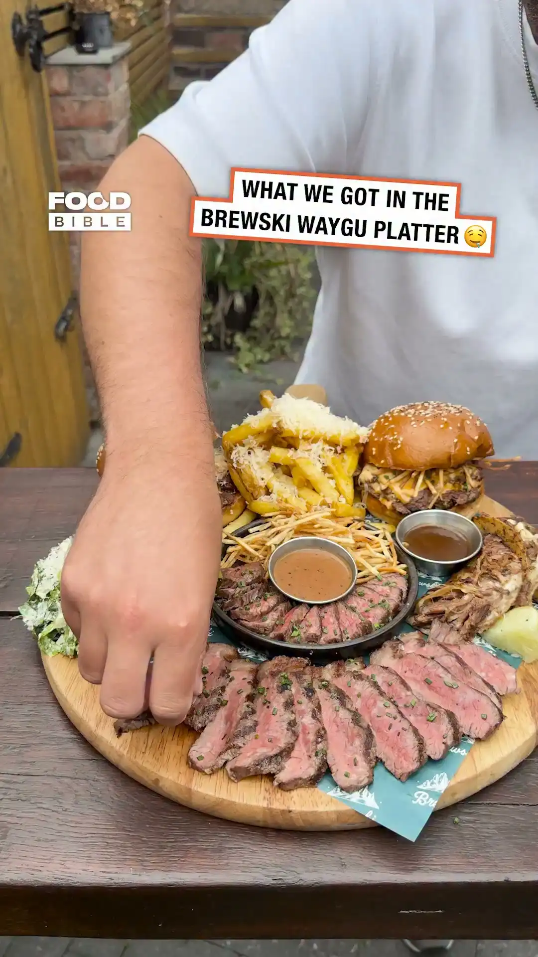 Biggest meat tray we've seen