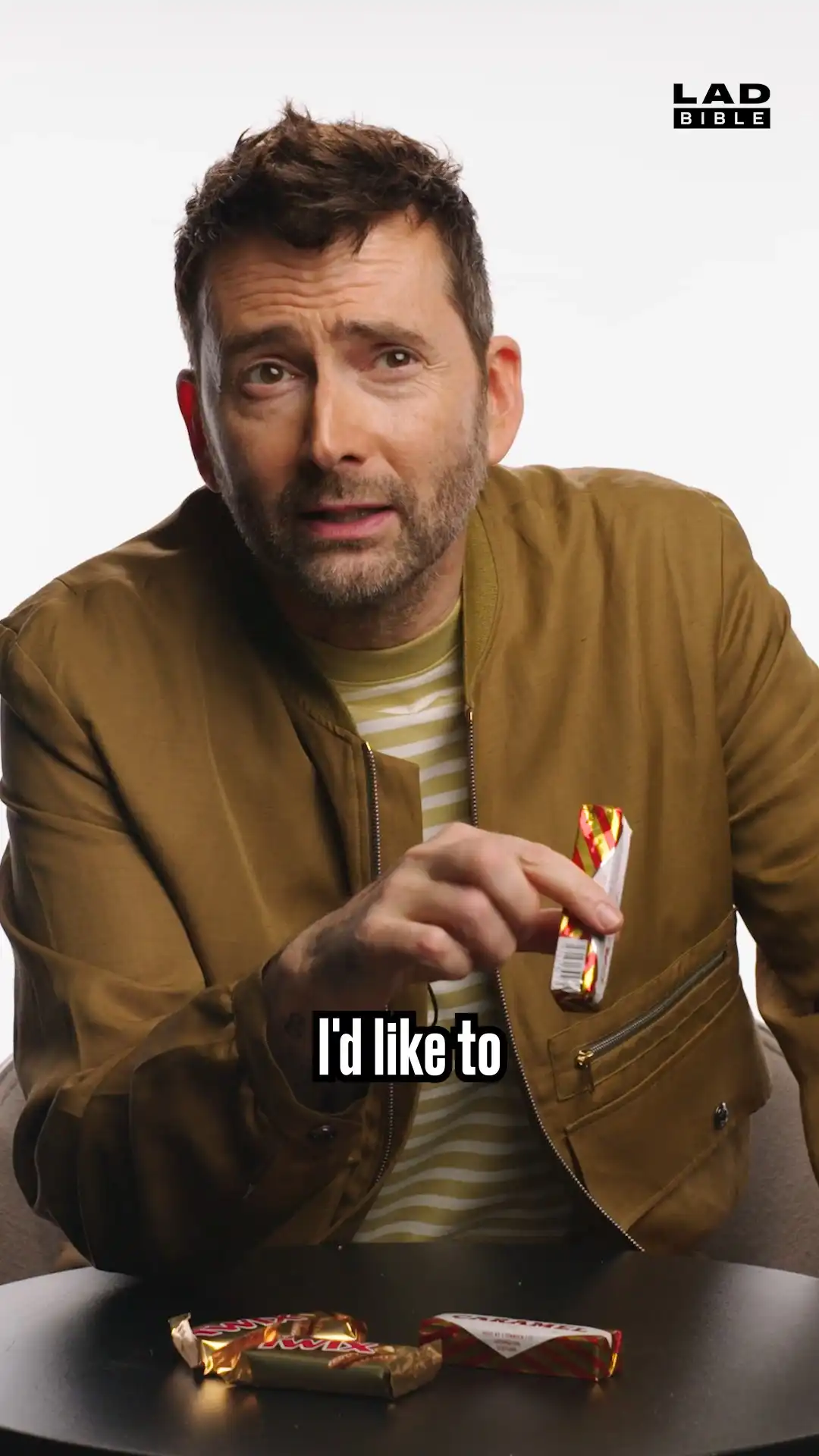 David Tennant is fuming at not being selected as the official Tunnock's ambassador