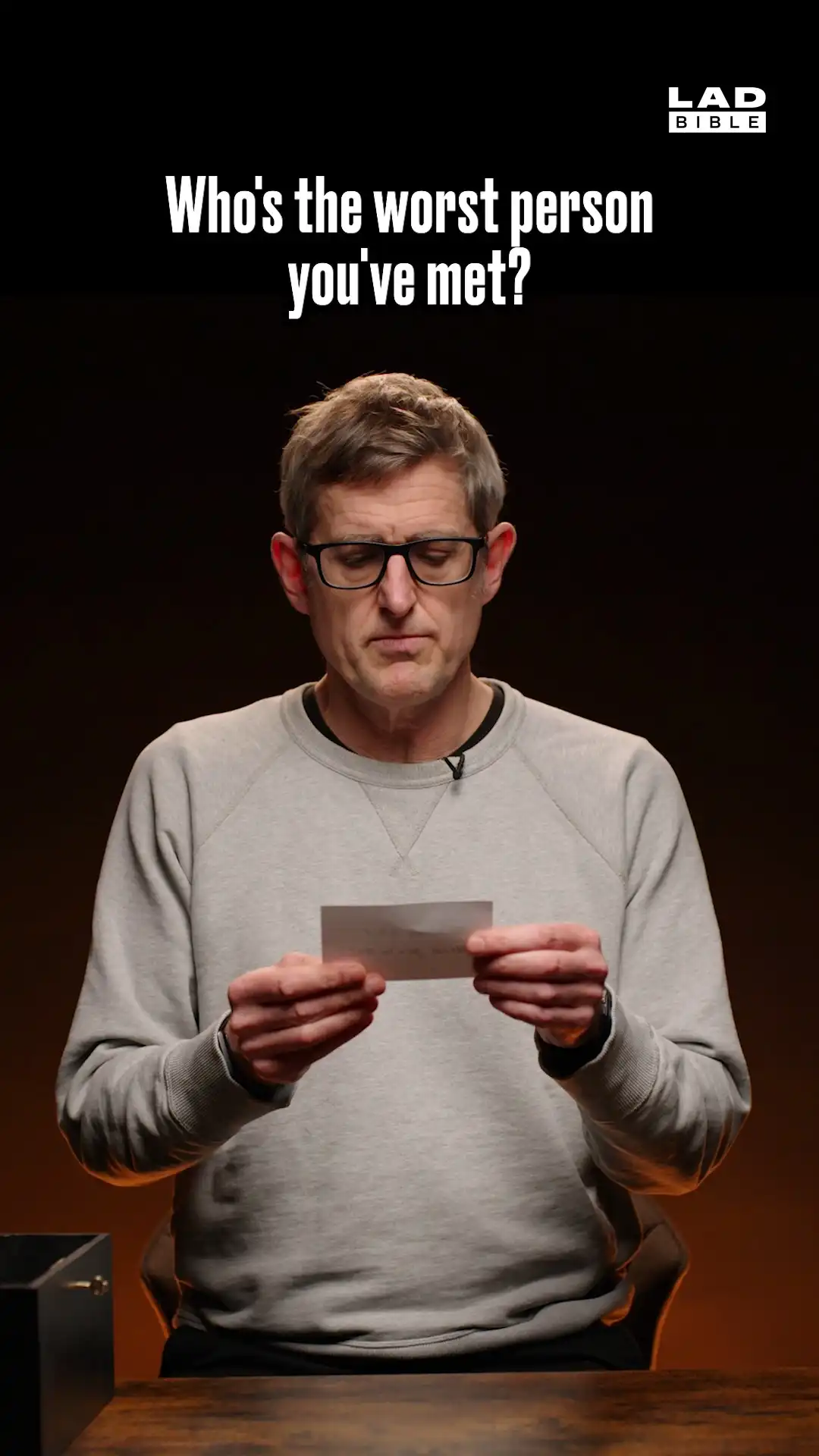 Louis Theroux on the worst person he's ever met