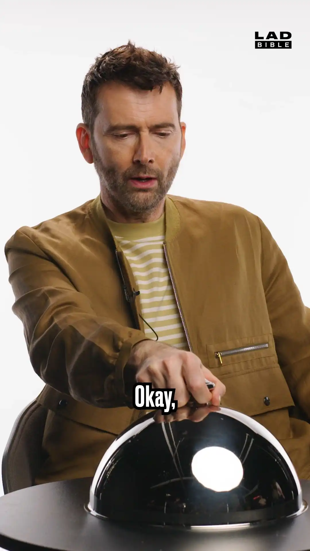 David Tennant decides between bread and butter pudding & a deep fried Mars bar