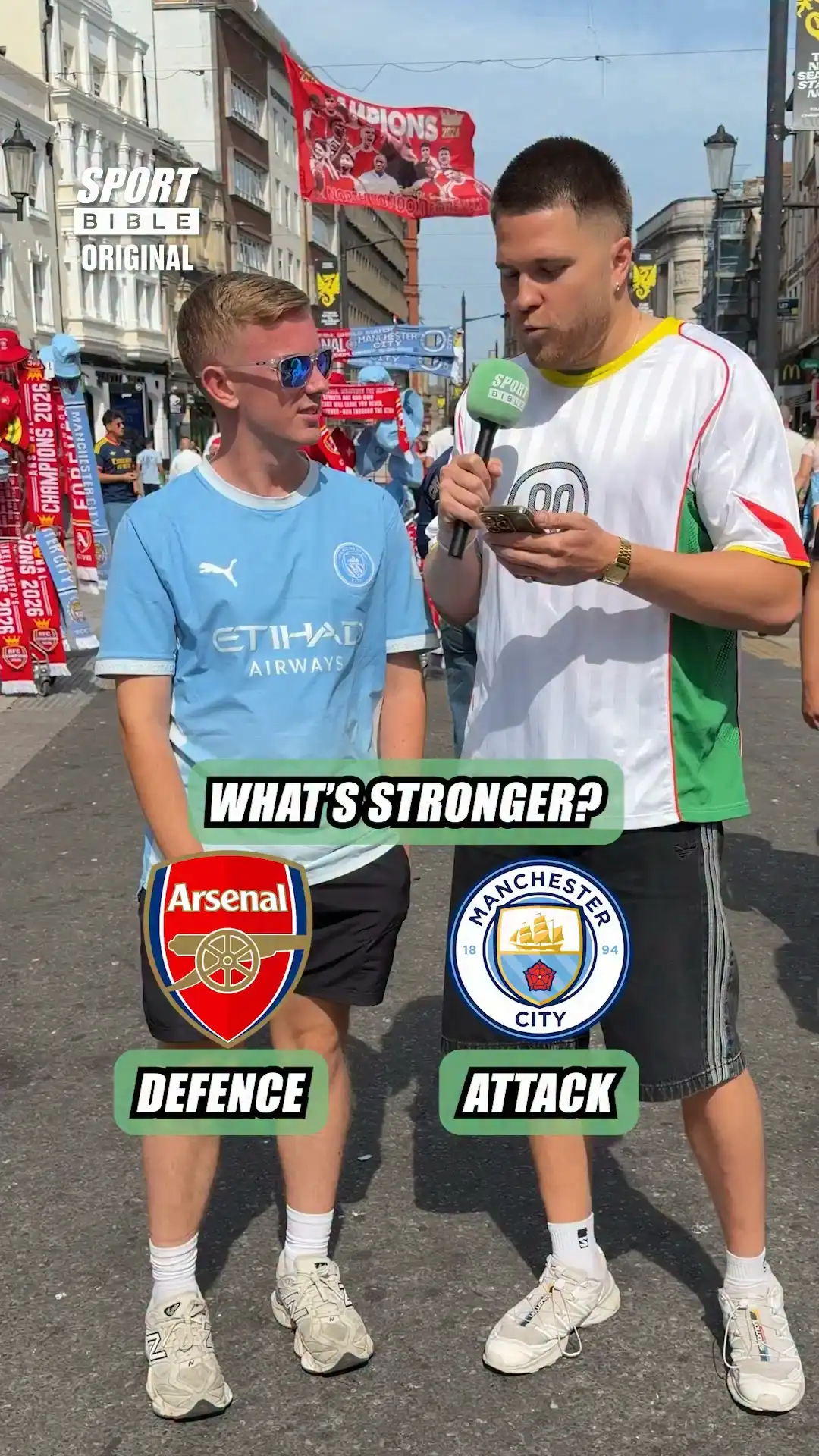 Arsenal's defence or Man City's attack 🤔