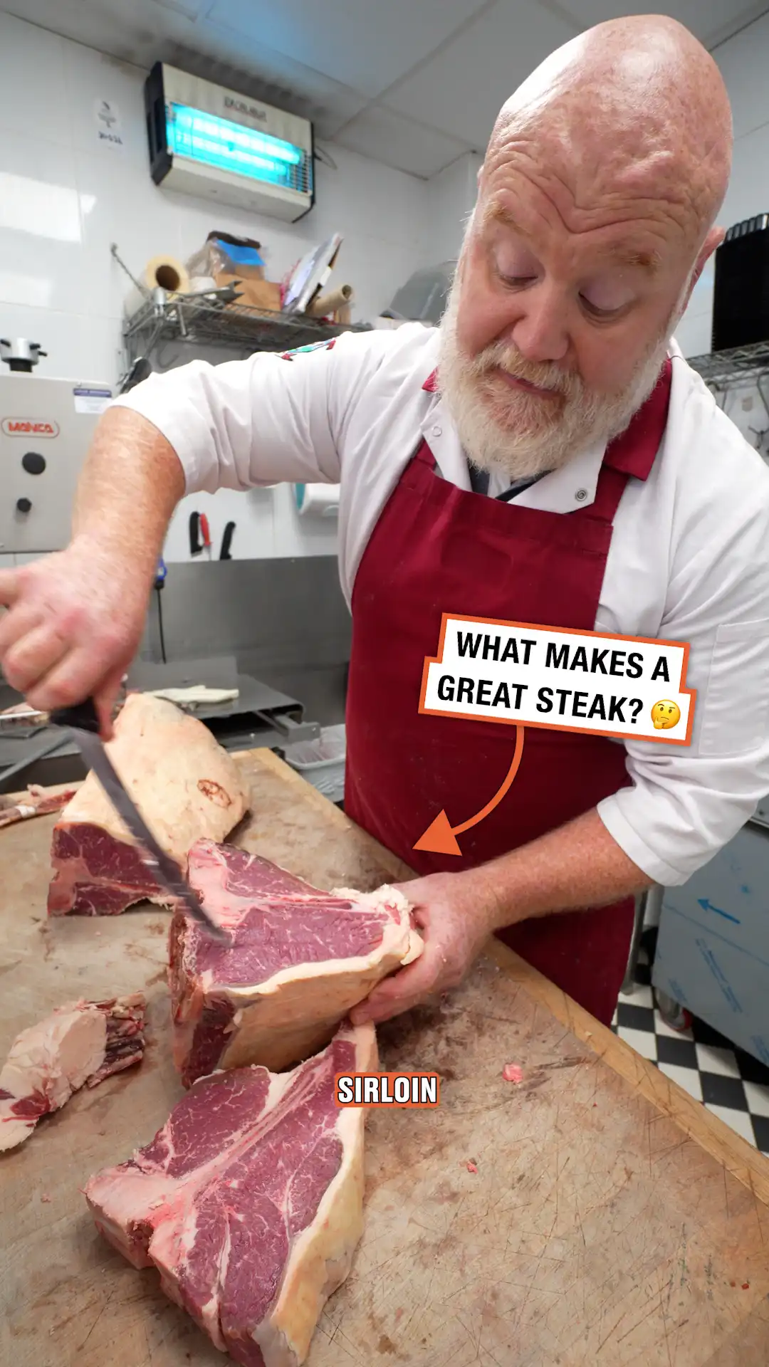 This man knows his steaks! 🥩 🔪