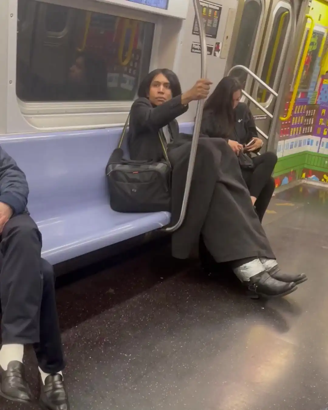 The train isn't the place for stilts