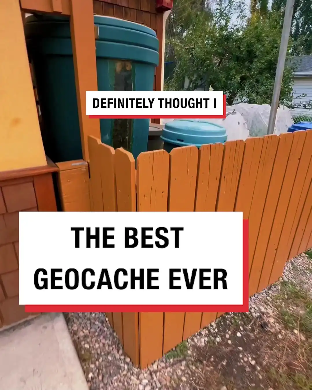 The best Geocache ever