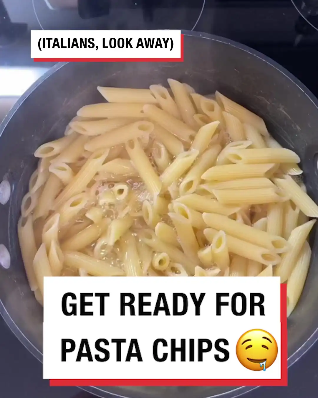 AIrfryer pasta crisps
