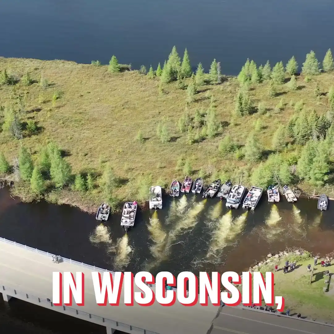 Relocating a floating bog on Lake Chippewa in Wisconsin