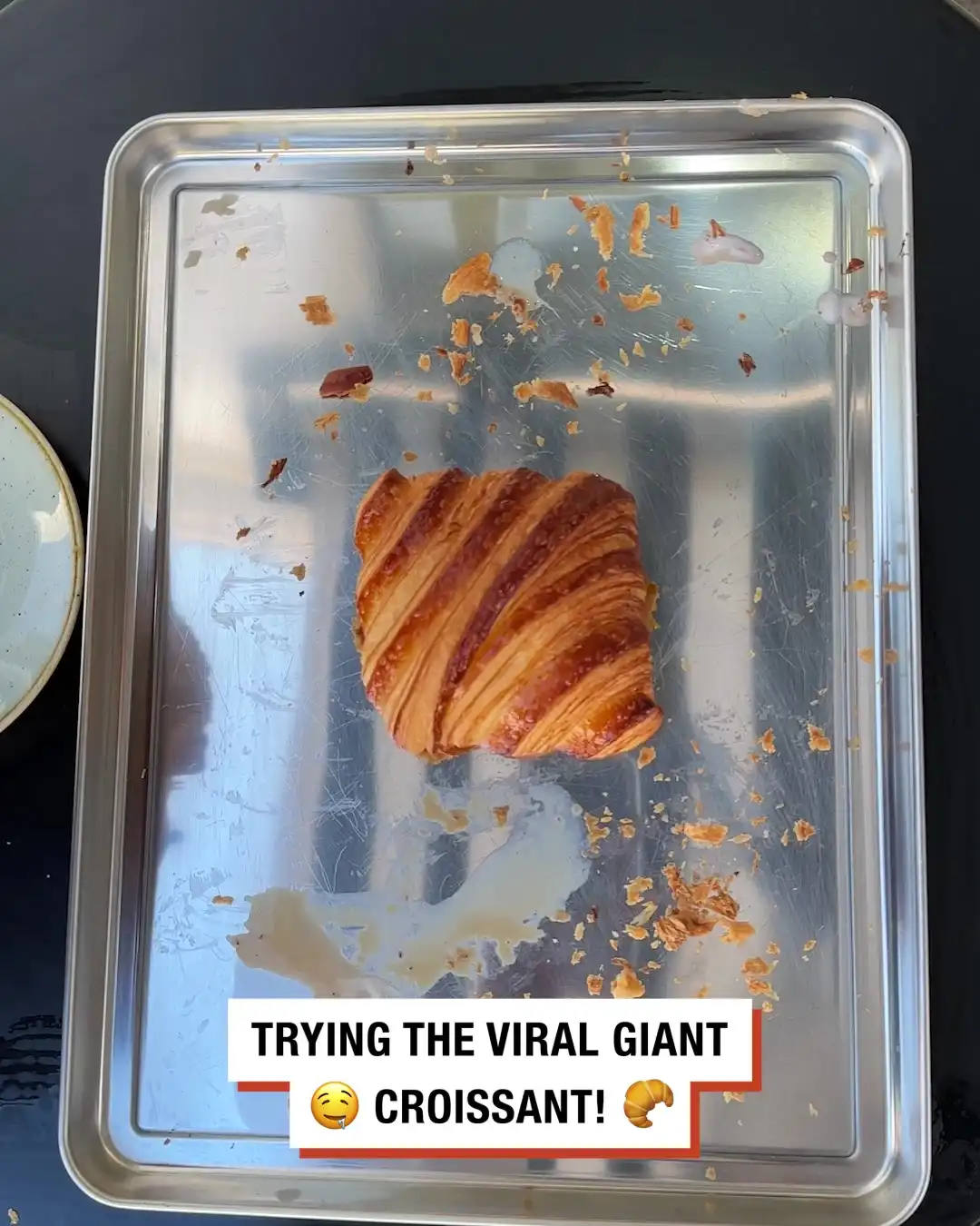 Trying The Viral Giant Croissant 🥐🤯