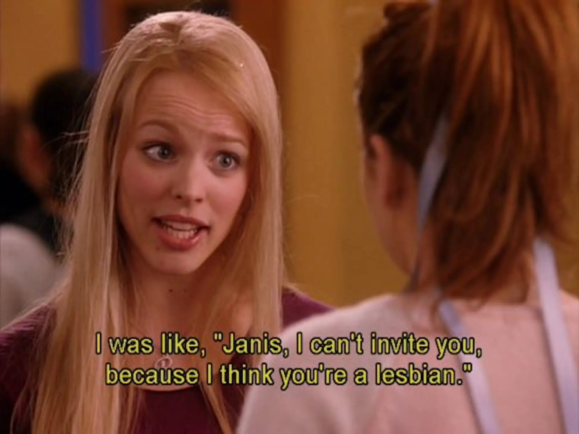 Janis in "Mean Girls"