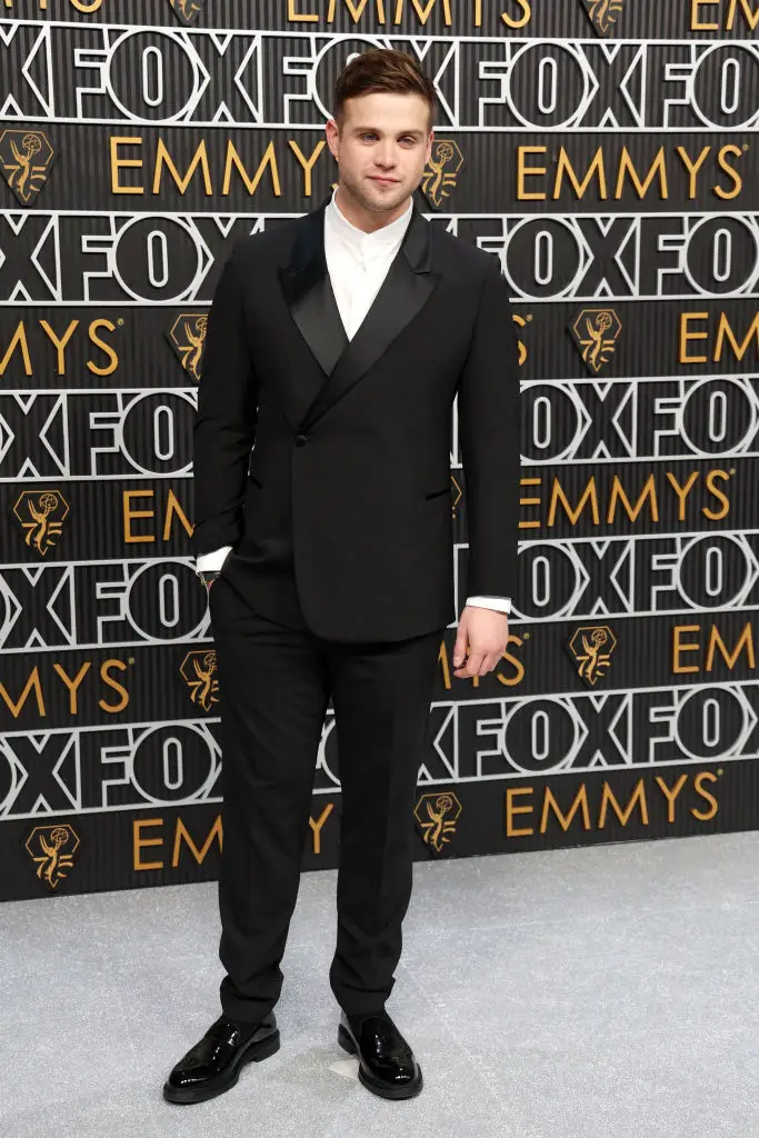 LOS ANGELES, CALIFORNIA - JANUARY 15: Leo Woodall attends the 75th Primetime Emmy Awards at Peacock Theater on January 15, 2024 in Los Angeles, California. (Photo by Kevin Mazur/Getty Images)