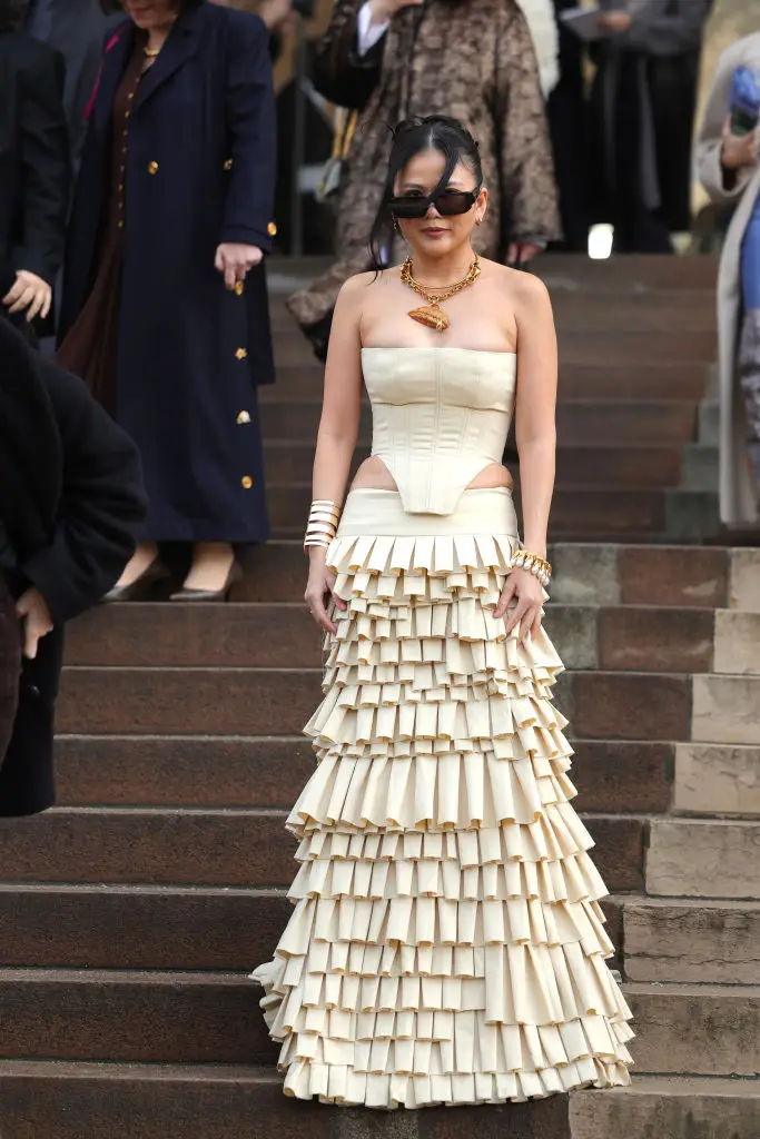 Schiaparelli : Outside Arrivals - Paris Fashion Week - Haute Couture Spring/Summer 2024