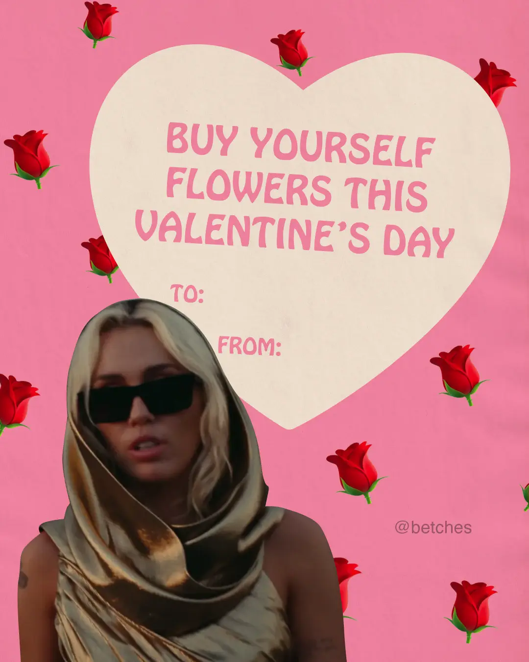 miley cyrus valentine's day card