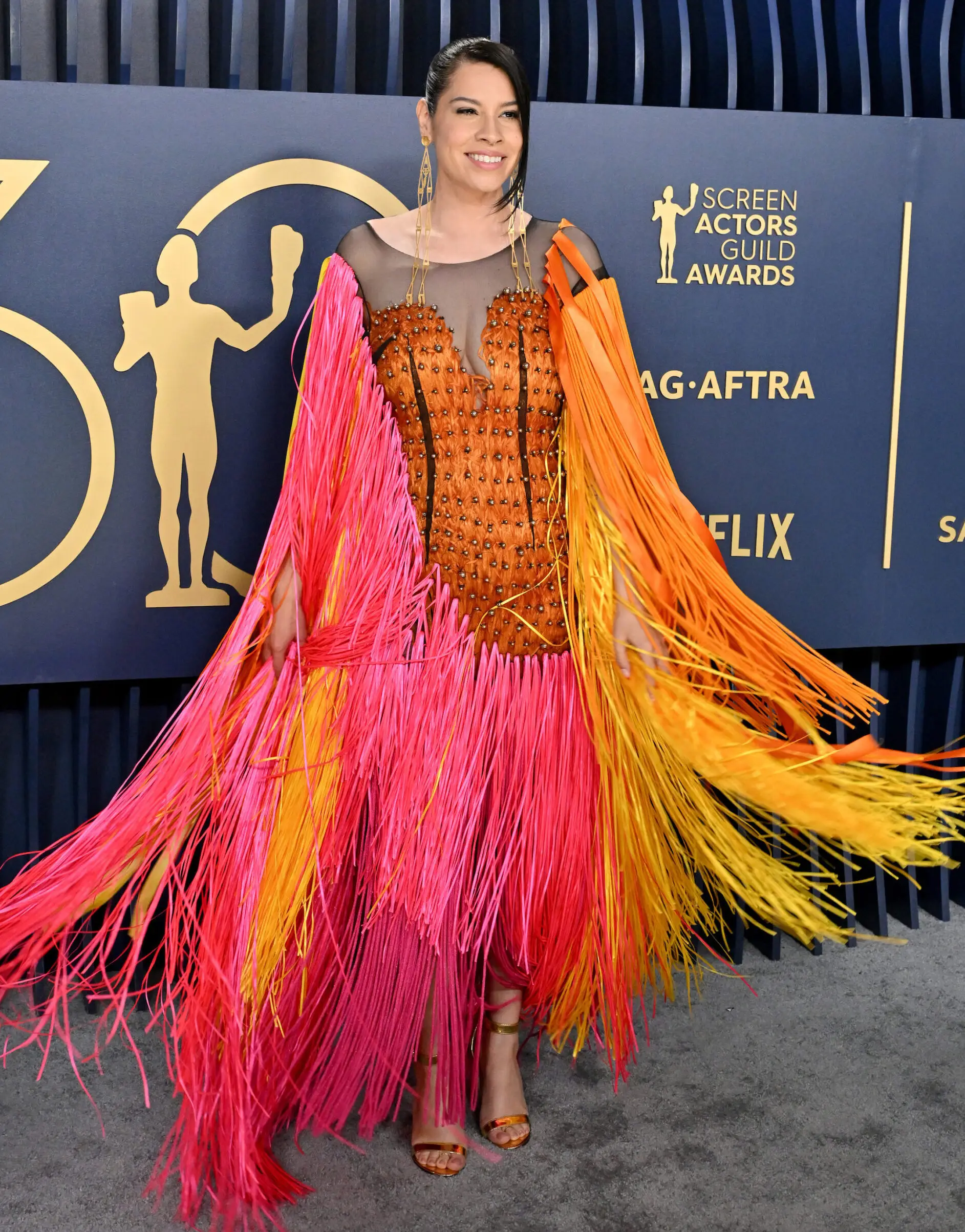 Cara Jade Myers at the SAG Awards 